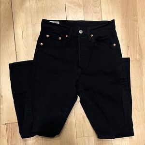 Levi's 501s black
